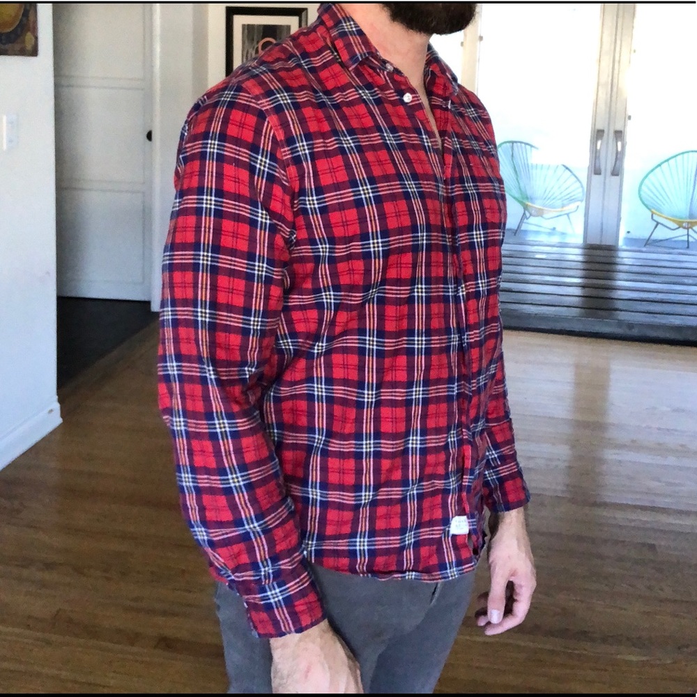 Frank & Eileen red/blue/yellow/white Men’s shirt